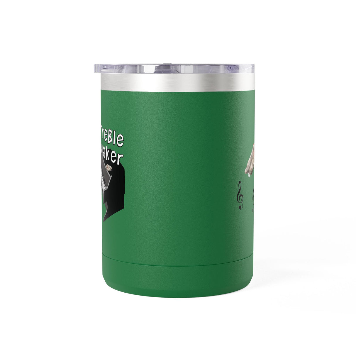 Coffee Mug Tumbler - Treble Maker Design Hand Drawn by Flounder's Mom, Nina