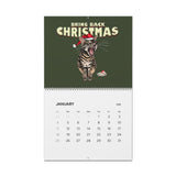 Wall Calendar 2026 FlounderLand Featuring Flounder and Mouse Toy Art Hand Drawn by Nina