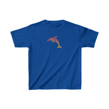 Kids Tee with Tribal Dolphin Design - Youth Shirt