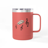 Coffee Mug Tumbler - Treble Maker Design Hand Drawn by Flounder's Mom, Nina