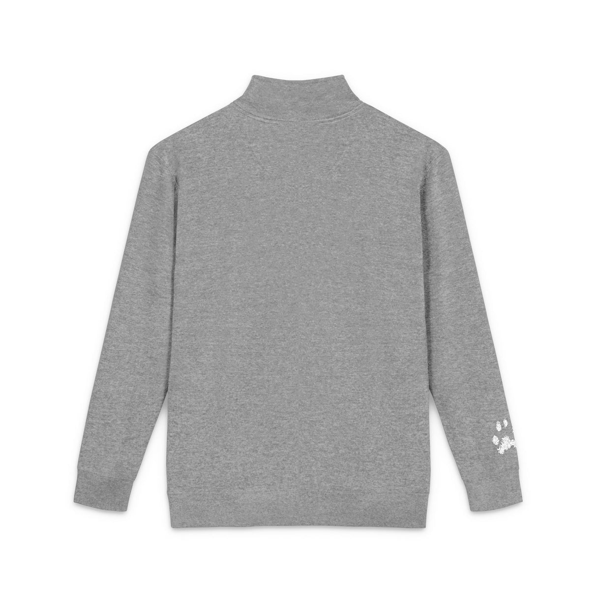 Cat Remembrance Embroidered Fleece Pullover — "Fiki" Paw & Ear Design