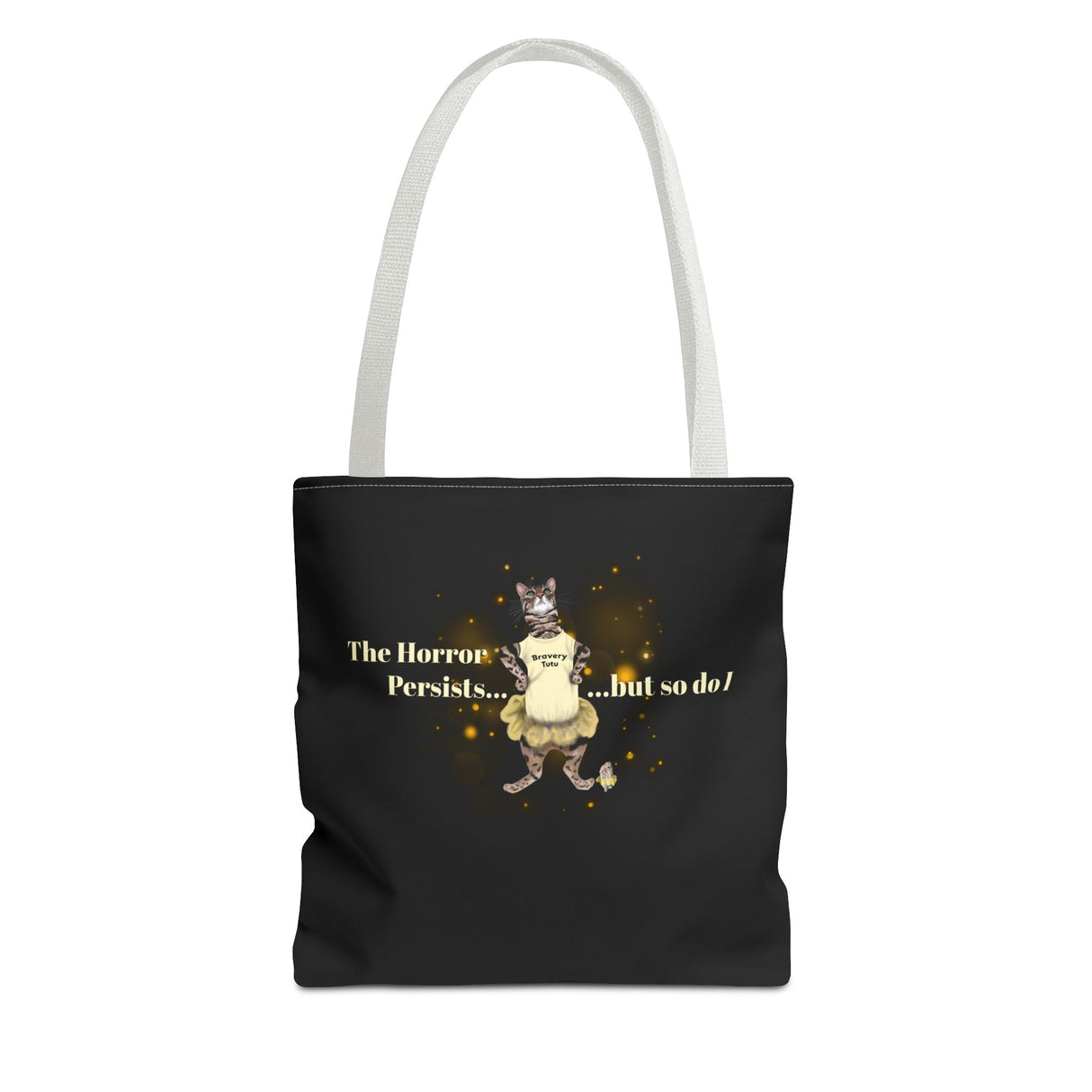 Tote Bag - Bravery Tutu Design with Flounder the Purrmaid and Mouse Toy
