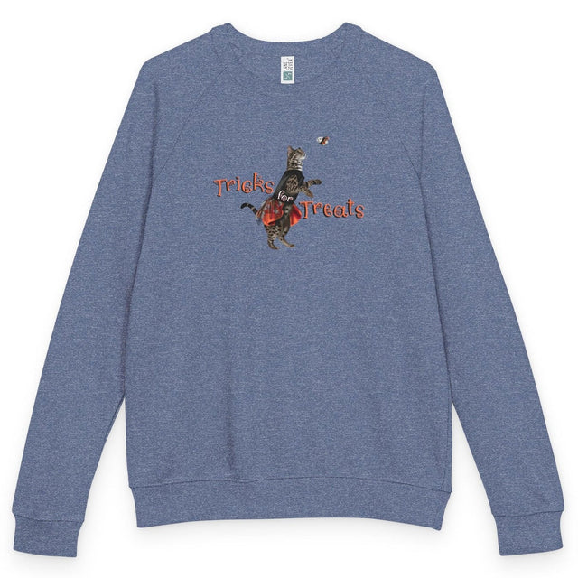 Tricks for Treats ballet crewneck - Heather Denim