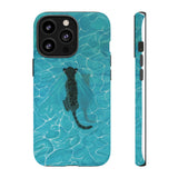 Phone Cases Purrmaid Painting featuring Flounder