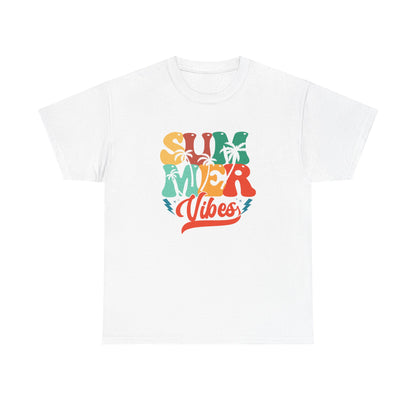 Retro Summer Vibes Unisex Cotton Tee
