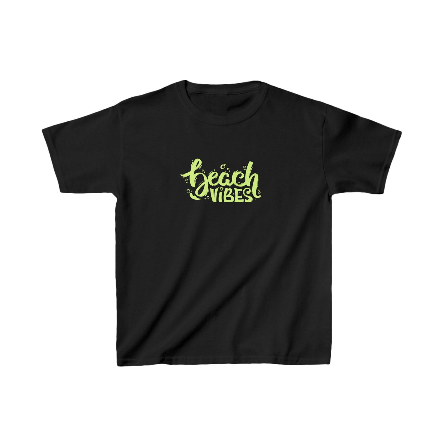 Youth Beach Vibes T-Shirt - Soft Cotton Kids Tee for Everyday Wear