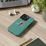 Tough Phone Case — "paint with all the colors of the wind" Flounder the Purrcasso Art