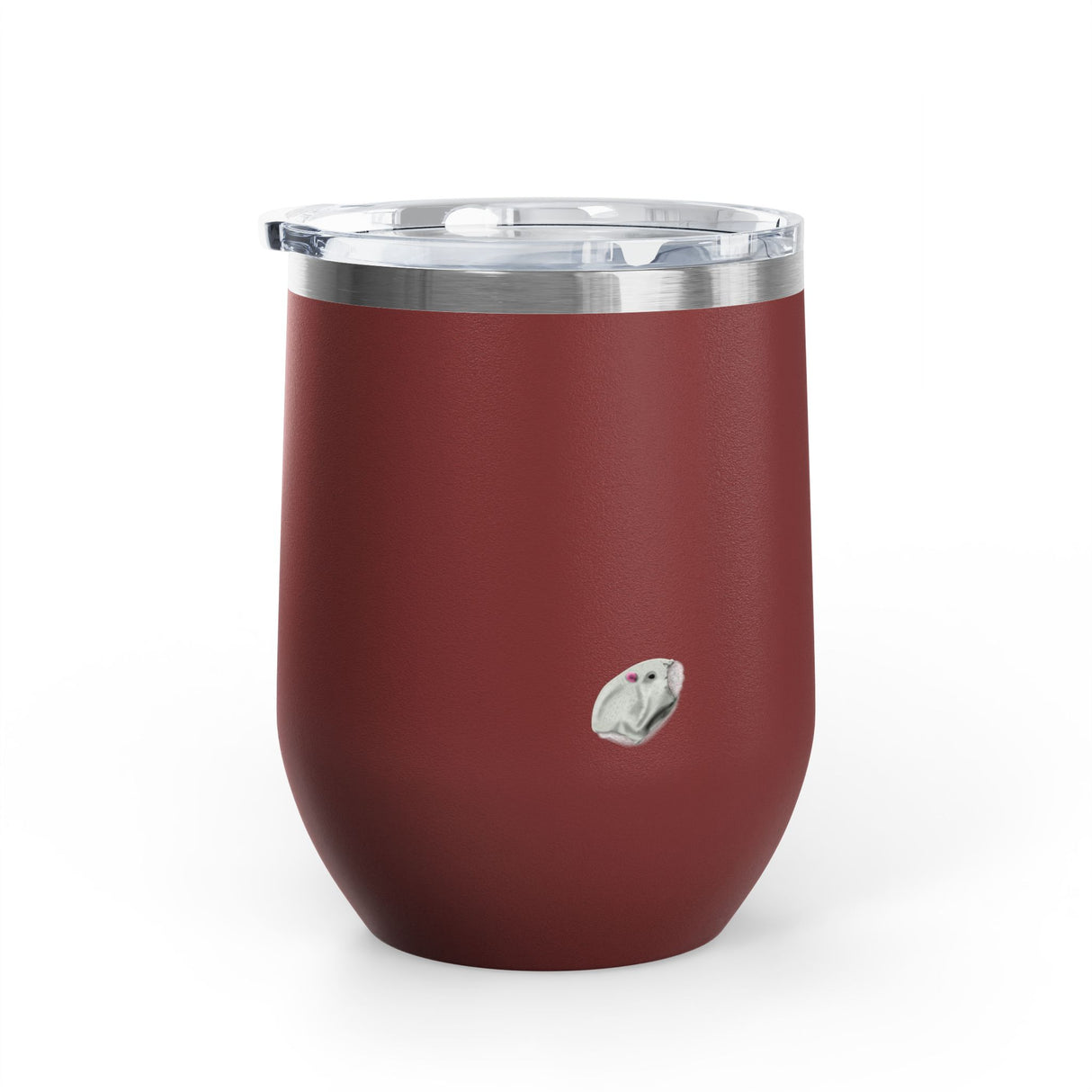 Wine Tumbler — "Competitive Rester" Flounder Design (12 oz)