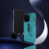 Phone Cases Purrmaid Painting featuring Flounder