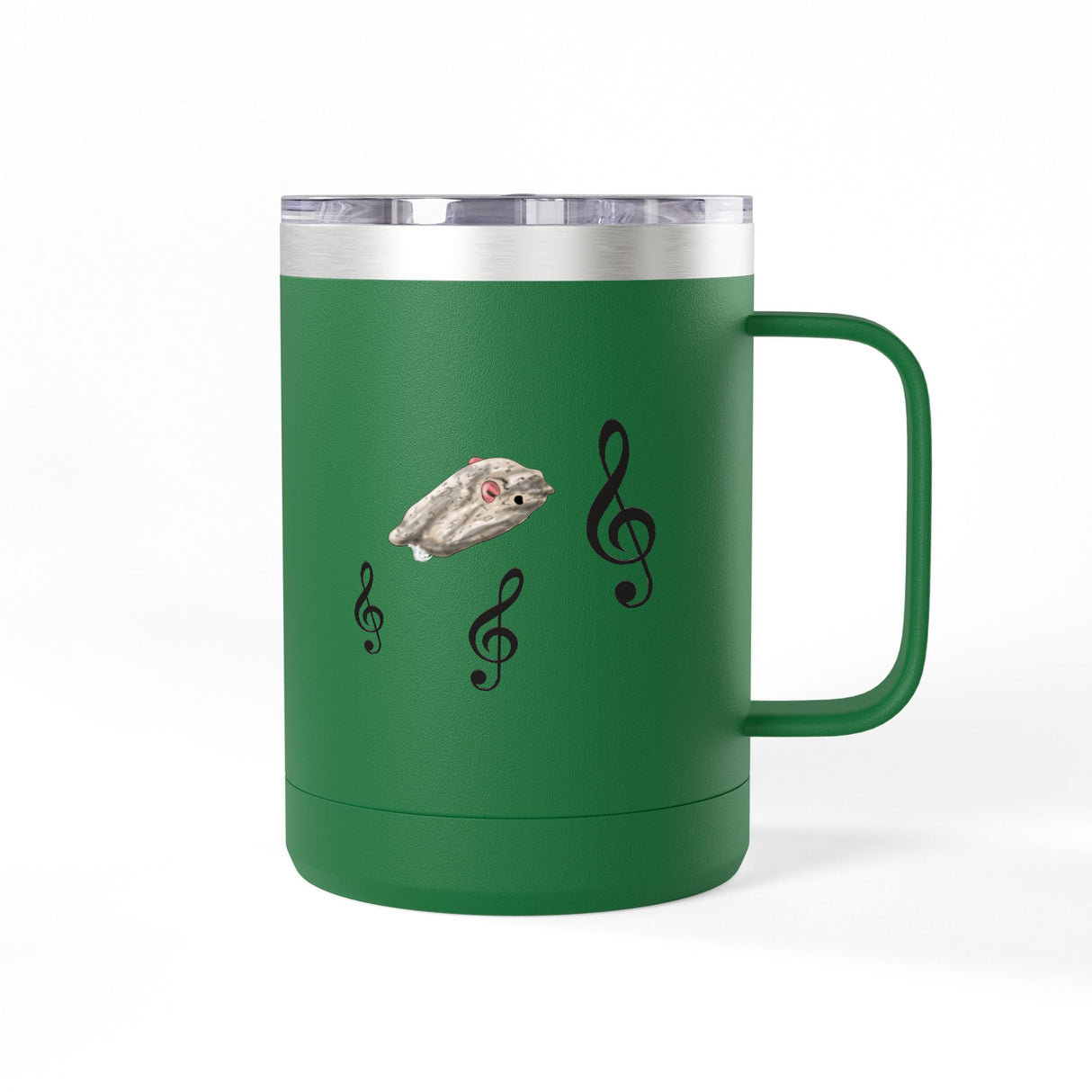 Coffee Mug Tumbler - Treble Maker Design Hand Drawn by Flounder's Mom, Nina