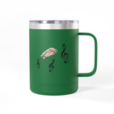 Coffee Mug Tumbler - Treble Maker Design Hand Drawn by Flounder's Mom, Nina