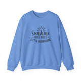 Sunshine Mixed with a Little Hurricane Crewneck Sweatshirt
