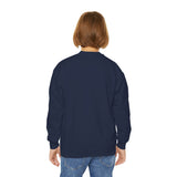Tricks for Treats Youth Crewneck Sweatshirt — Flounder in Halloween Bravery Tutu Ballet Design