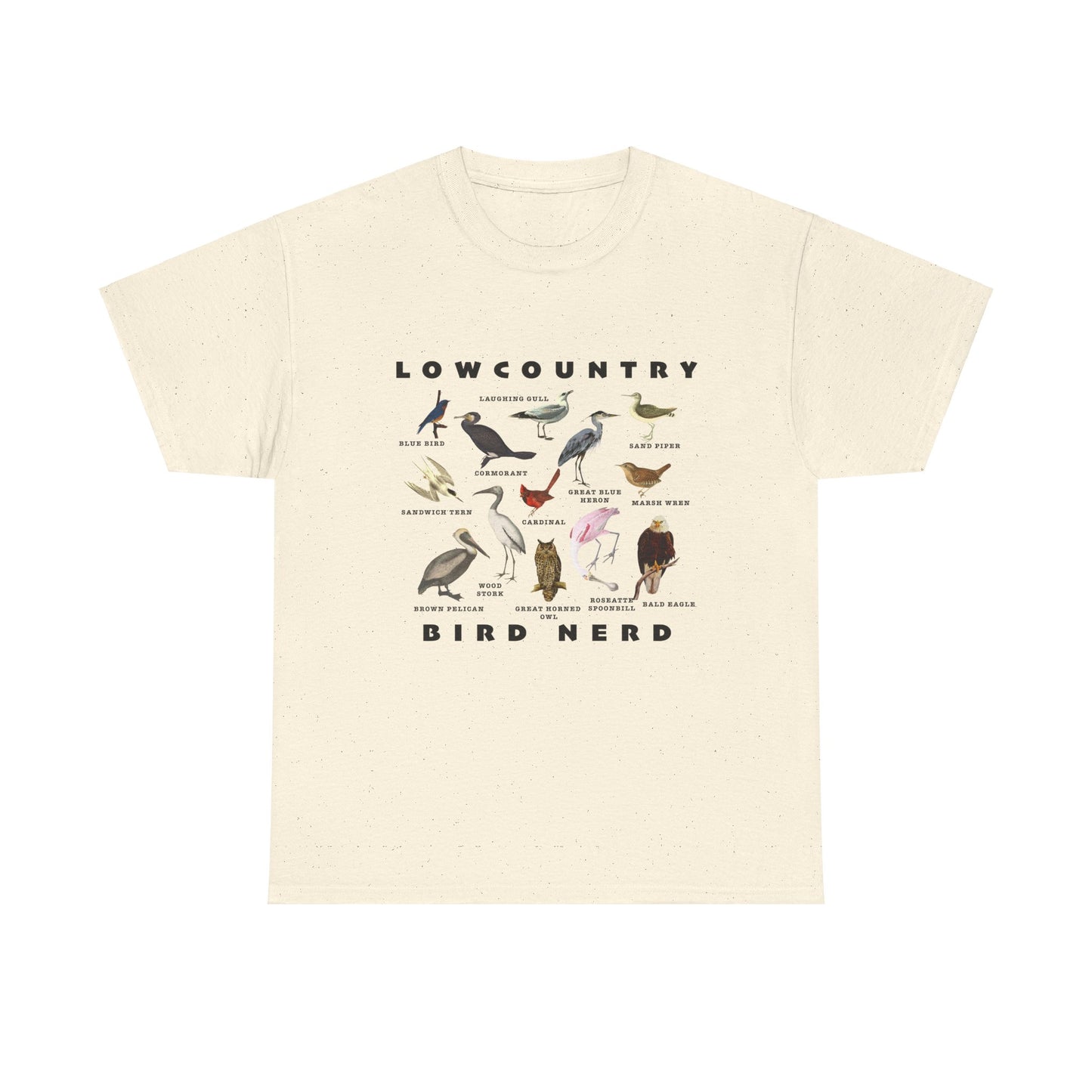 Bird Species Unisex Tee - Lowcountry Bird Nerd Shirt