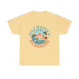 Coastal Saltwater & Sunshine Unisex Cotton T-Shirt