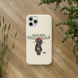 Flounder Cat - Bring Back Christmas Biodegradable Phone Case – Festive & Eco-Friendly