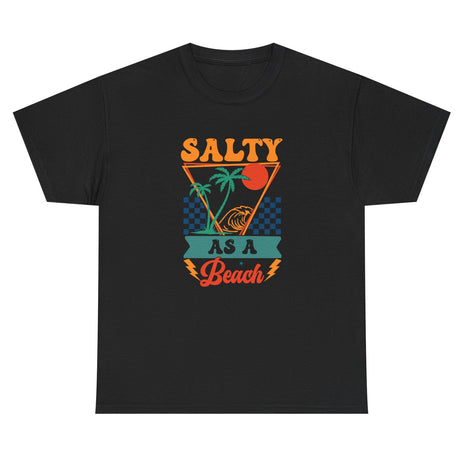 Salty As a Beach Unisex Cotton Tee