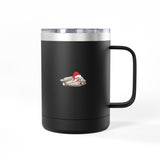 Coffee Mug Tumbler - Christmas Tree Hugger Design