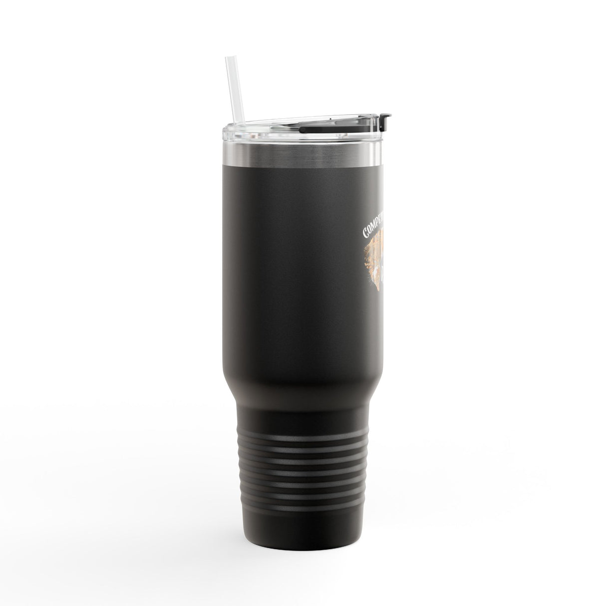 Insulated Travel Mug — "Competitive Rester" Flounder Design (40oz)