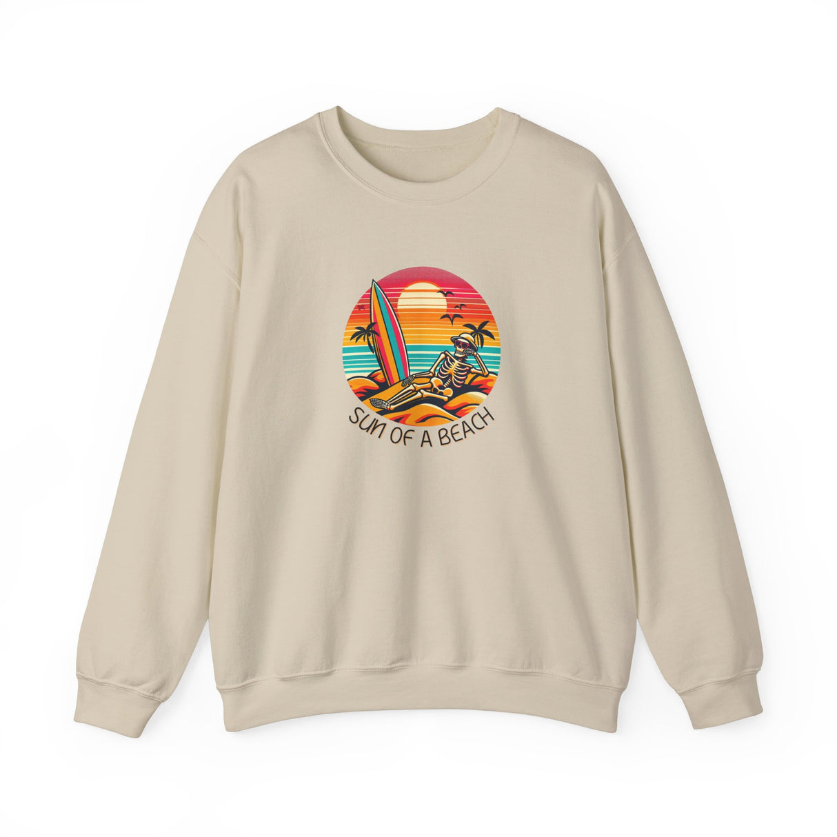 Funny Skeleton Sun of a Beach Sweatshirt