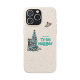 Phone Case with Christmas Tree Hugger Design