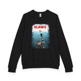 Purrmaid Flounder 'CLAWS' Raglan Crewneck