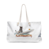 Weekender Bag Flocahontas featuring Flounder the purrmaid and Mouse Toy