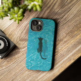 Phone Cases Purrmaid Painting featuring Flounder