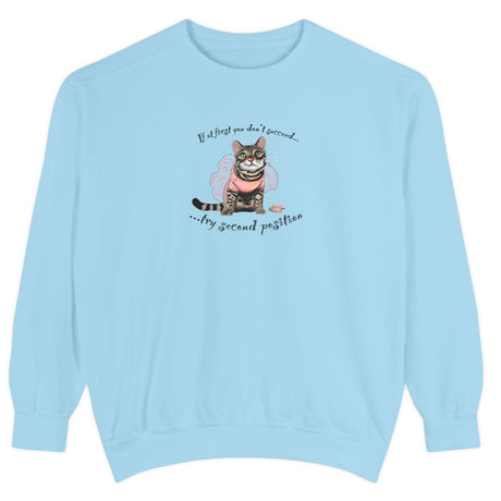 Sweatshirt Flounder and Mouse Toy Ballet Tutus Design by Nina, shown in Chambray