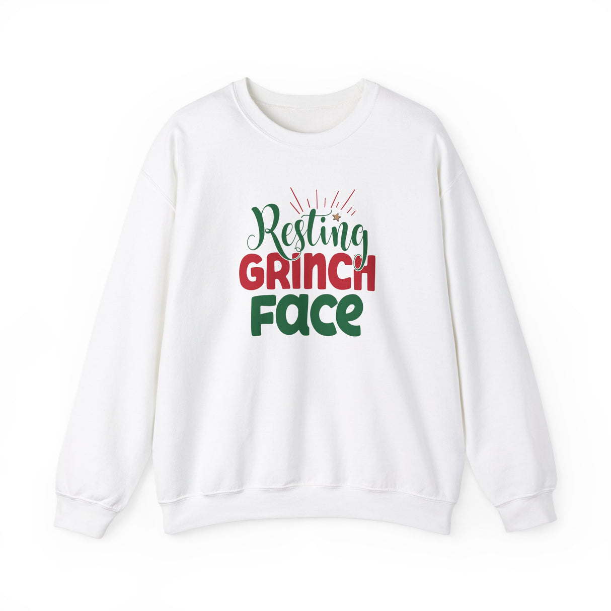 Holiday Resting Grinch Face Sweatshirt