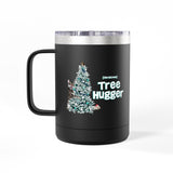 Coffee Mug Tumbler - Christmas Tree Hugger Design
