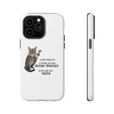 Flounder the Talking Cat Wine Glass Phone Case – "II just want to drink all the mom water"