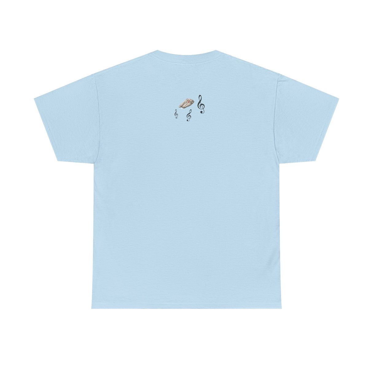 T-Shirt Treble Maker featuring Flounder the Purrmaid Playing Piano Design