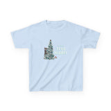Kids Tee Christmas Tree Hugger Flounder the Purrmaid Design
