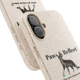 Phone Case - Paws and Reflect Biodegradable Case featuring Flounder the Purrmaid by Nina