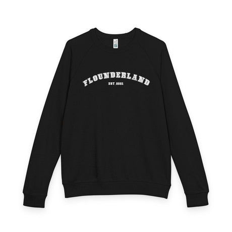 FlounderLand Collegiate raglan crewneck - Black