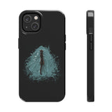 Fish at Heart Flounder Purrmaid Phone Case — Hand-Drawn Nautical Cat Design