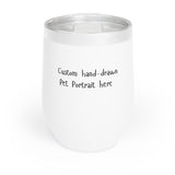 Custom Pet Portrait of Your Pet on Drinkware