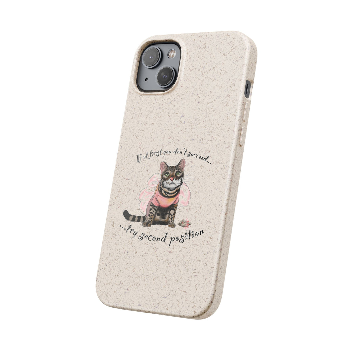 Phone Case - Flounder and Mouse Toy in Ballet Tutus Design by Nina