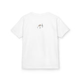 Kids Tee - Treble Maker Design Hand Drawn by Flounder's Mom, Nina Featuring Flounder the Purrmaid Playing Piano for Mouse Toy
