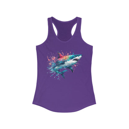 Shark Women’s Racerback Tank – Lightweight, Stylish & Bold