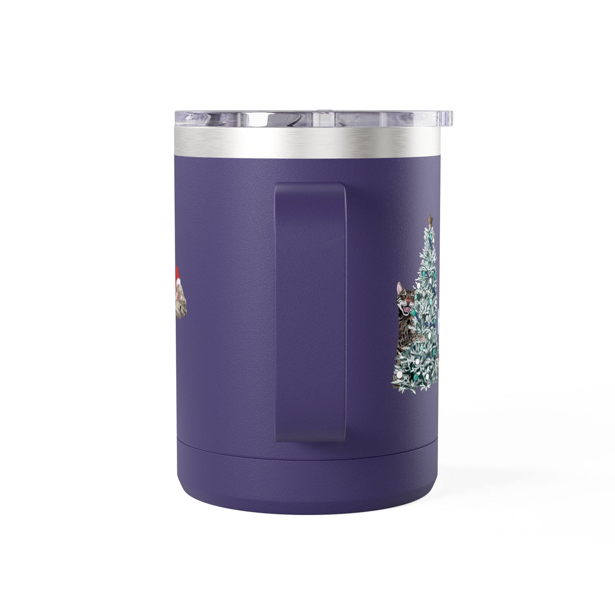 Coffee Mug Tumbler - Christmas Tree Hugger Design