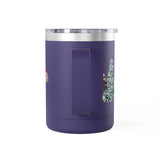 Coffee Mug Tumbler - Christmas Tree Hugger Design