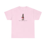 Red Spores Car Unisex Heavy Cotton Tee featuring Flounder and Mouse Toy on the Magical Mushroom