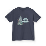 Kids Tee Christmas Tree Hugger Flounder the Purrmaid Design