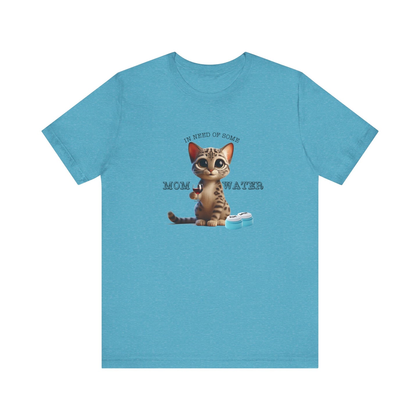 Adult Funny Cat Wine Tee