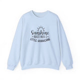 Sunshine Mixed with a Little Hurricane Crewneck Sweatshirt