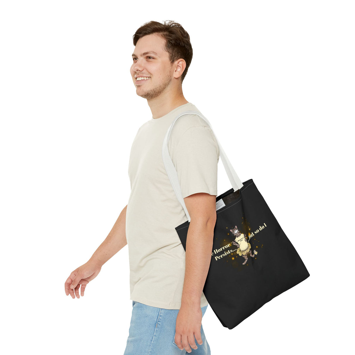 Tote Bag - Bravery Tutu Design with Flounder the Purrmaid and Mouse Toy