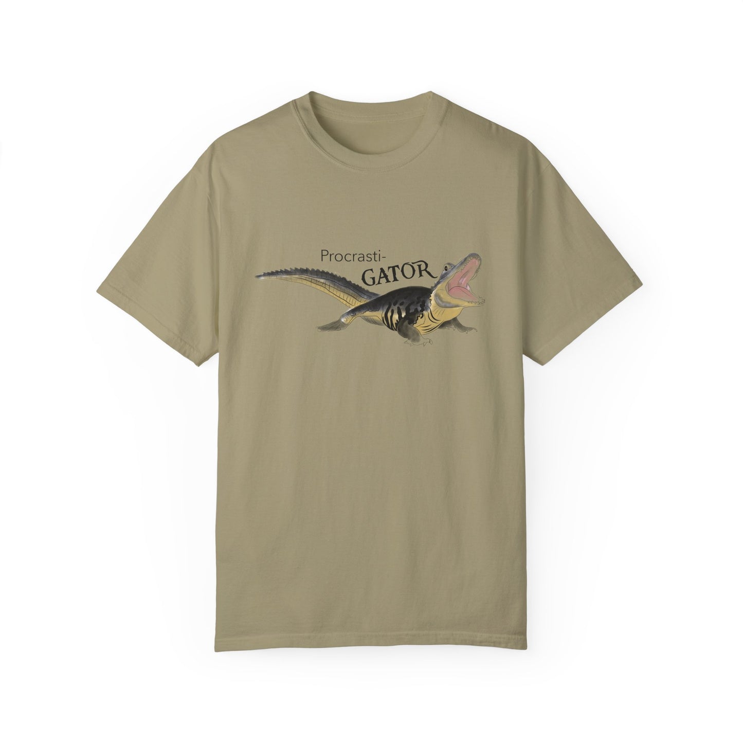 Comfort Colors Garment-Dyed T-shirt with Alligator Design Procasti-Gator