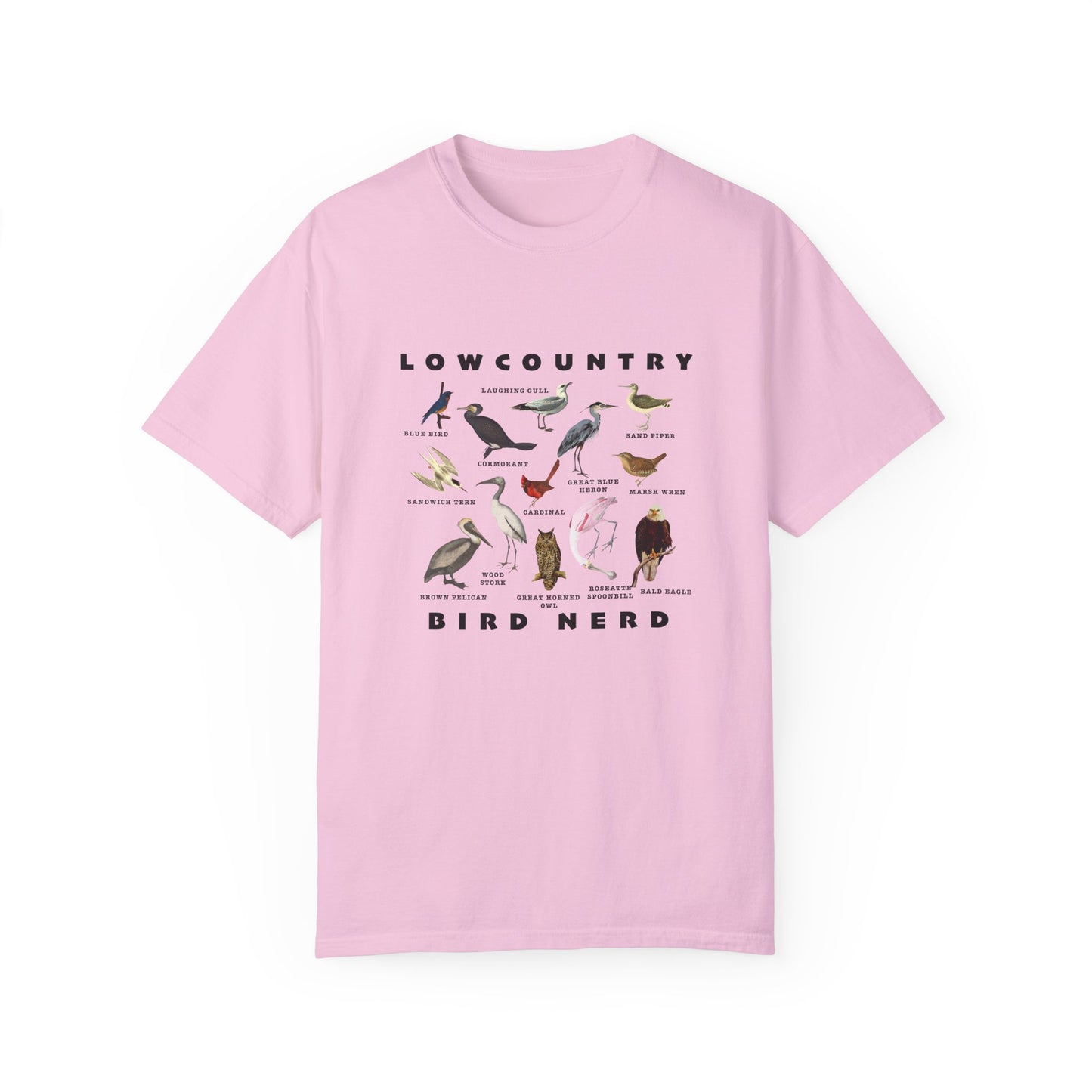 Bird Species Unisex Tee - Lowcountry Bird Nerd T-Shirt